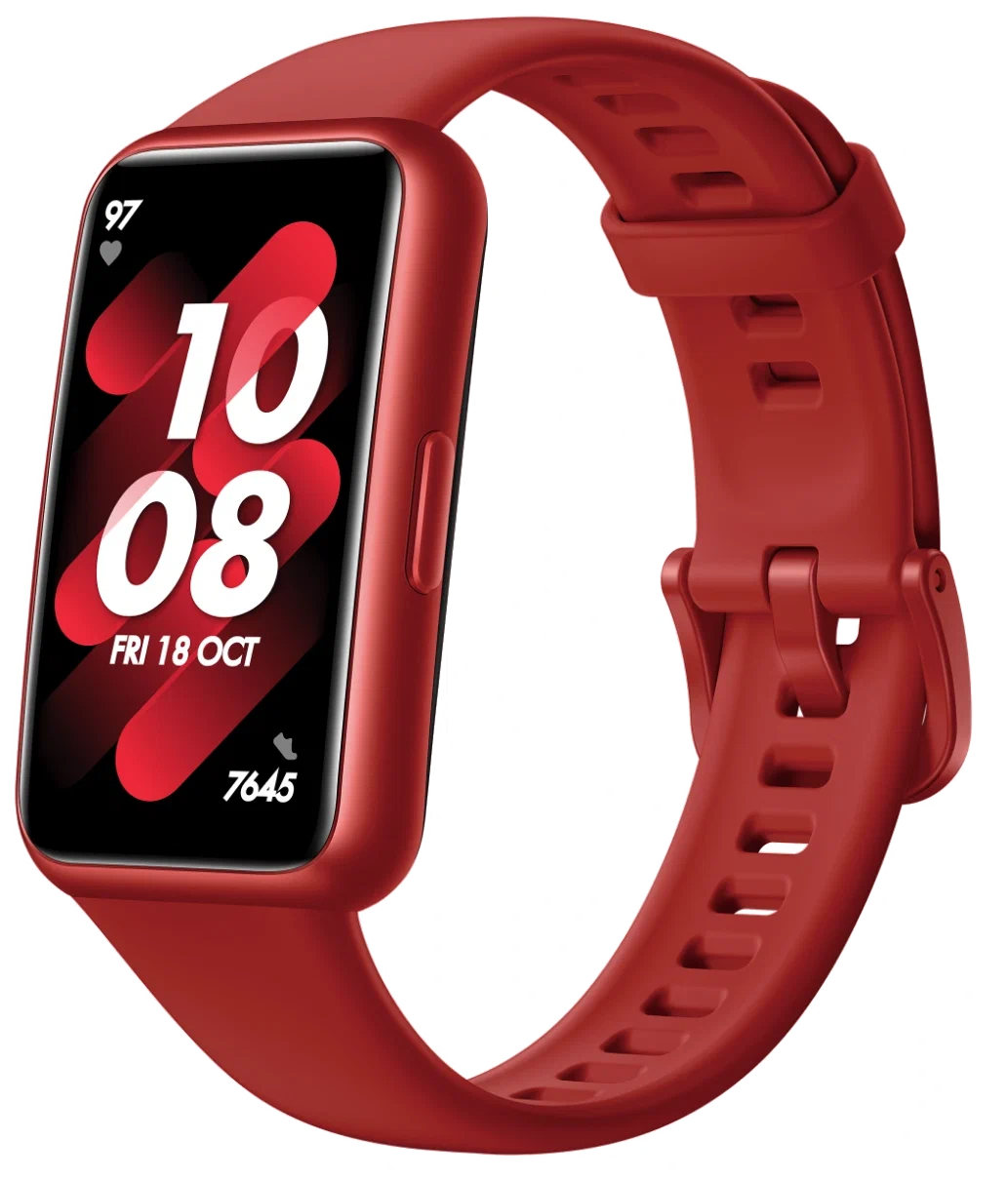 Фитнес-браслет Huawei Band 7 Красный в Челябинске купить по недорогим ценам с доставкой