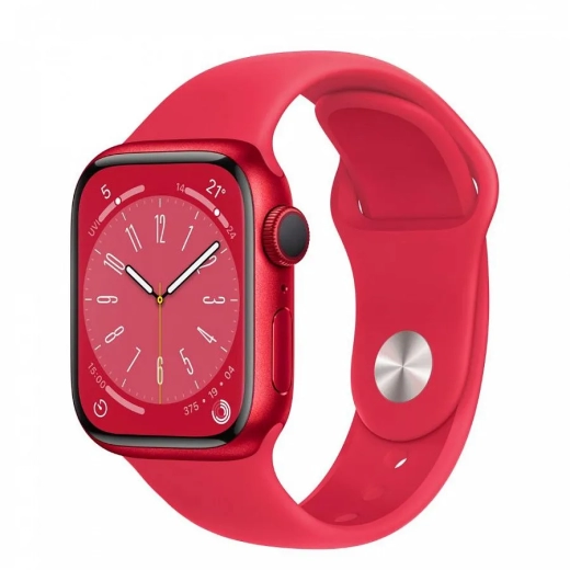 Смарт-часы Apple Watch S8 GPS 41mm Red Aluminium (EU) в Челябинске купить по недорогим ценам с доставкой