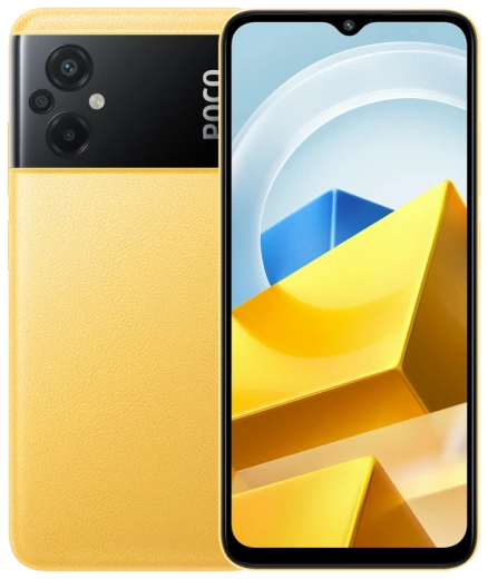 Смартфон Xiaomi Poco M5 6/128 ГБ Желтый в Челябинске купить по недорогим ценам с доставкой