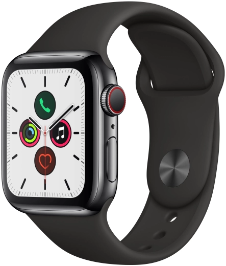 Смарт-часы Apple Watch S5 44mm Space Grey Sport Band в Челябинске купить по недорогим ценам с доставкой