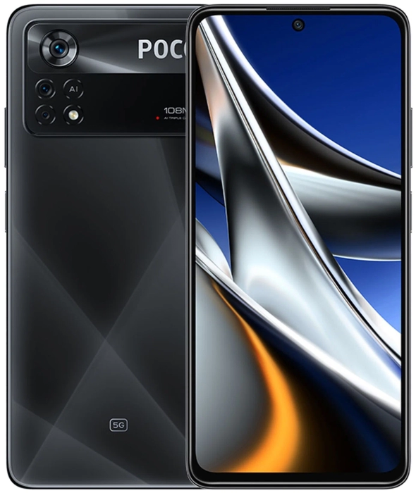 Смартфон Xiaomi Poco X4 Pro 5G 6/128 ГБ Laser Черный в Челябинске купить по недорогим ценам с доставкой