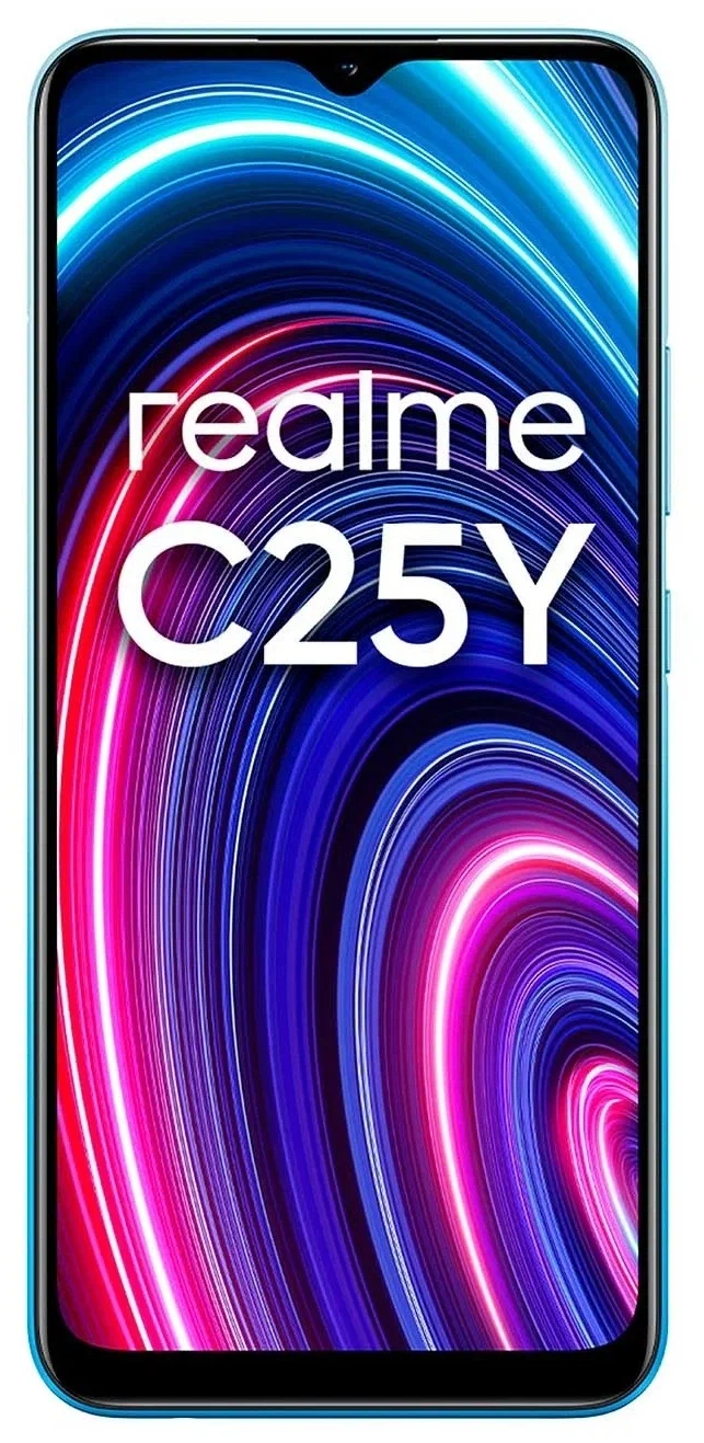 Смартфон Realme C25Y 4/128 ГБ Синий в Челябинске купить по недорогим ценам с доставкой