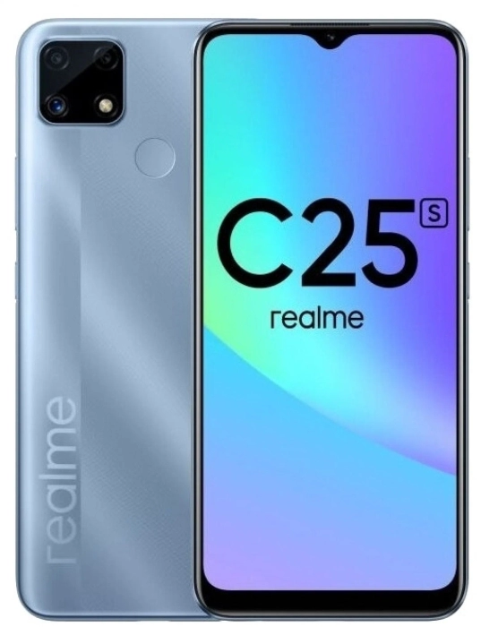 Смартфон Realme C25S 4/64 ГБ Синий в Челябинске купить по недорогим ценам с доставкой