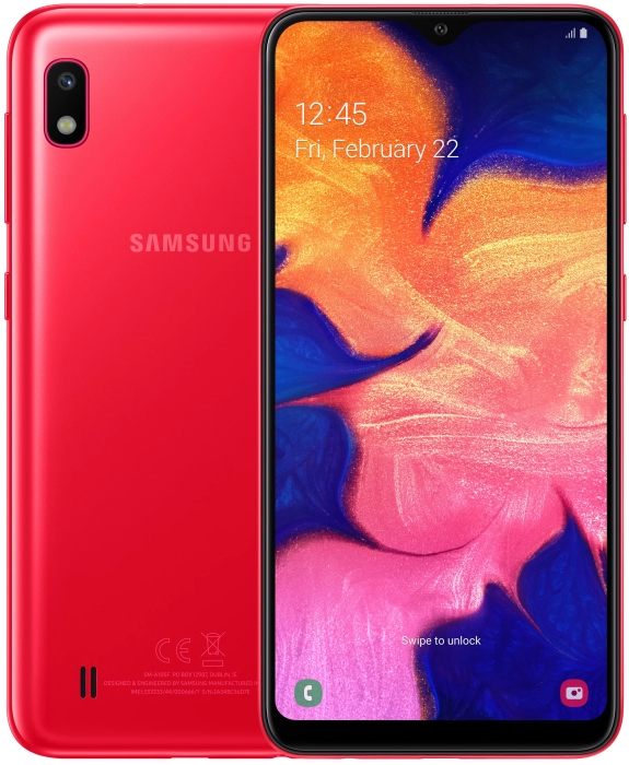 Смартфон Samsung Galaxy A10 32 ГБ Красный в Челябинске купить по недорогим ценам с доставкой