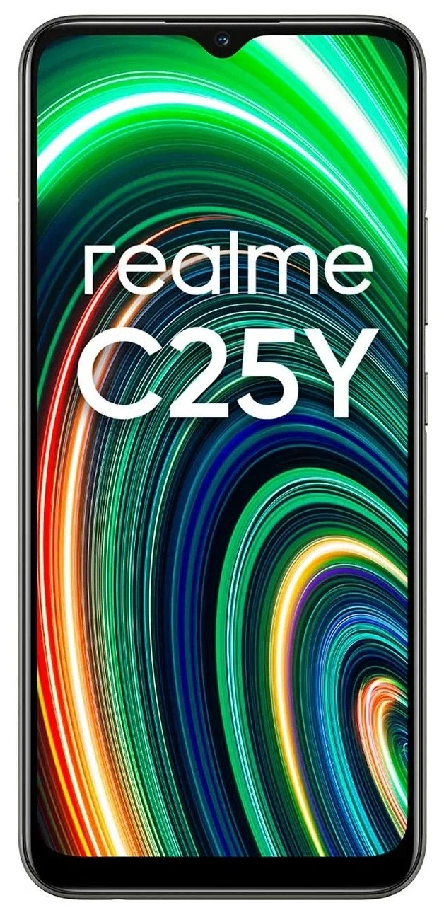 Смартфон Realme C25Y 4/128 ГБ Серый в Челябинске купить по недорогим ценам с доставкой
