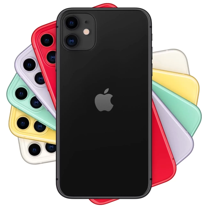 Смартфон Apple iPhone 11 64 ГБ Черный (RU) в Челябинске купить по недорогим ценам с доставкой