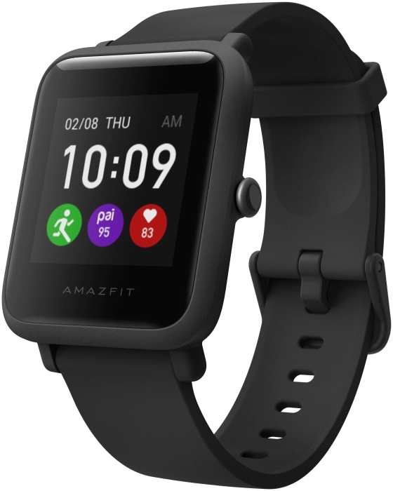 Смарт-часы Xiaomi Amazfit Bip S Lite Угольный черный в Челябинске купить по недорогим ценам с доставкой
