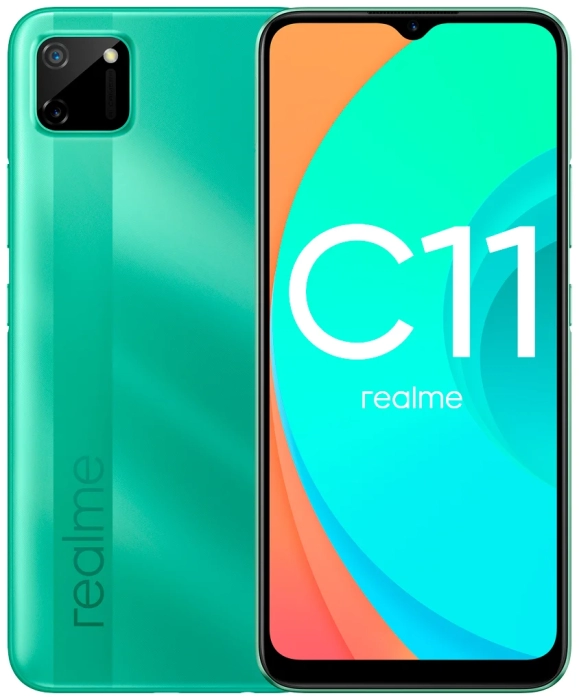 Смартфон Realme C11 2/32 ГБ Зеленый в Челябинске купить по недорогим ценам с доставкой
