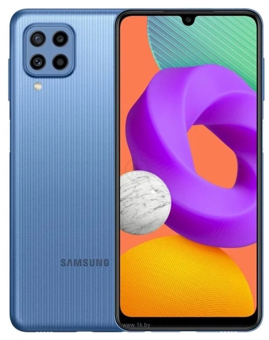 Смартфон Samsung Galaxy M22 128 ГБ Синий в Челябинске купить по недорогим ценам с доставкой